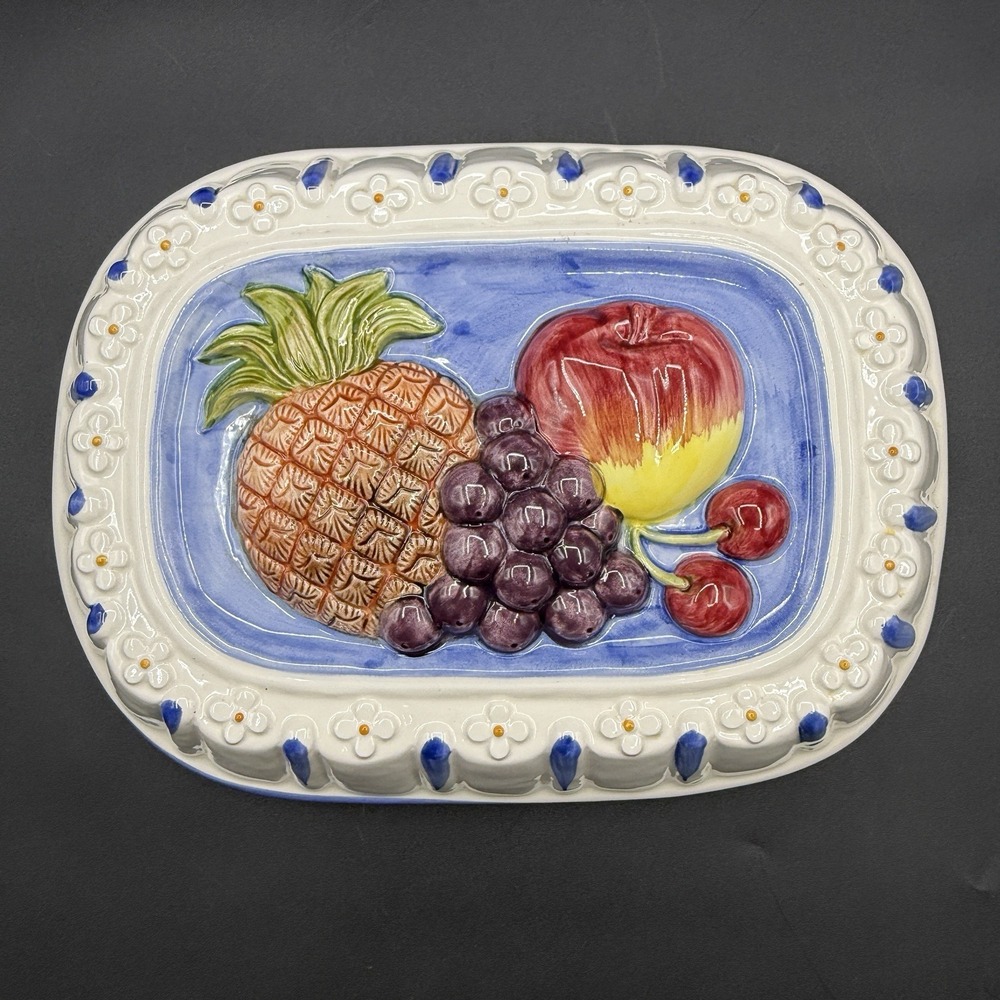 VTG SIGMA Tastesetter Ceramic Fruit Pattern Hanging Kitchen Dining Wall‎ Decor - Picture 5 of 10